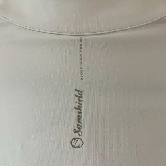 Samshield Lana Women's White Long Sleeve Riding/ Competition Shirt NEW with tags - Picture 6 of 8